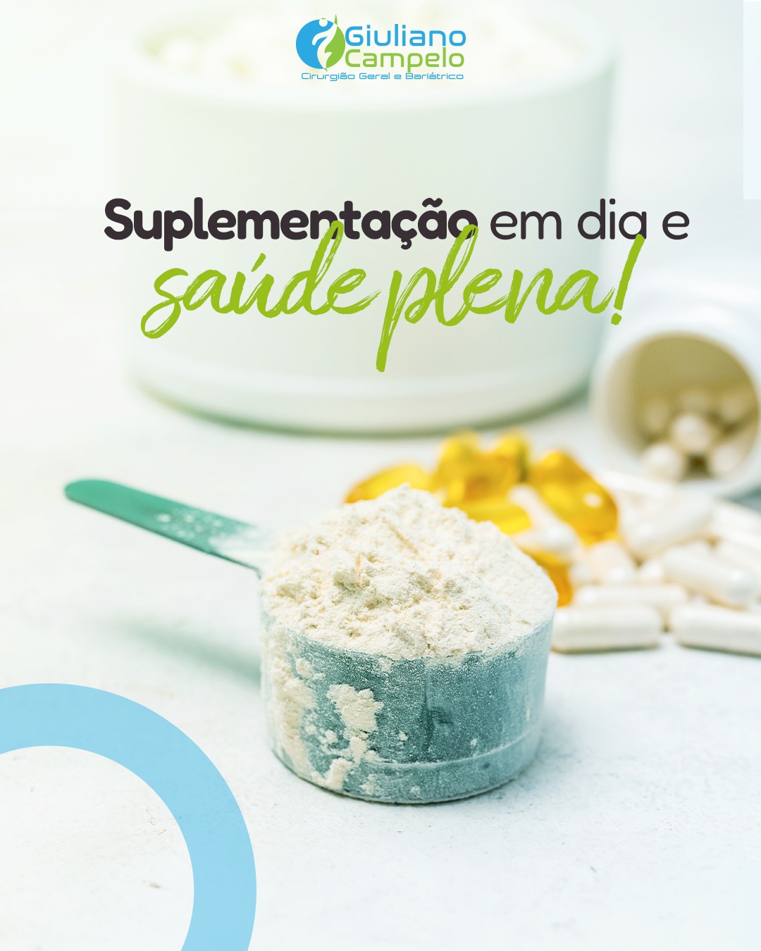 Suplementação em dia e saúde plena