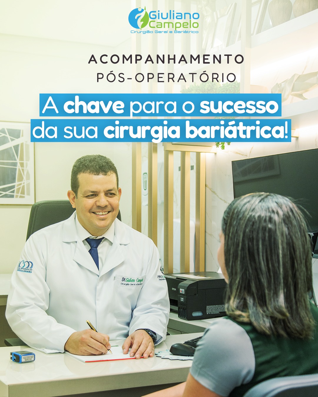 Acompanhamento pós-operatório. A chave para o sucesso da sua cirurgia bariátrica!