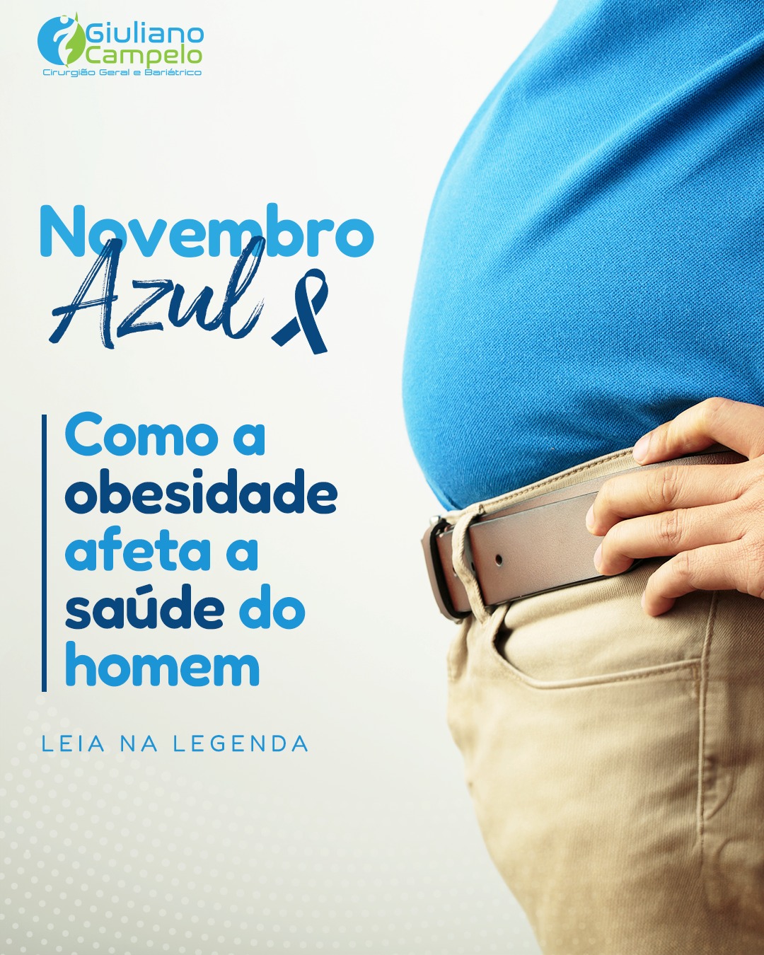 Como a obesidade afeta a saúde do homem | Novembro Azul