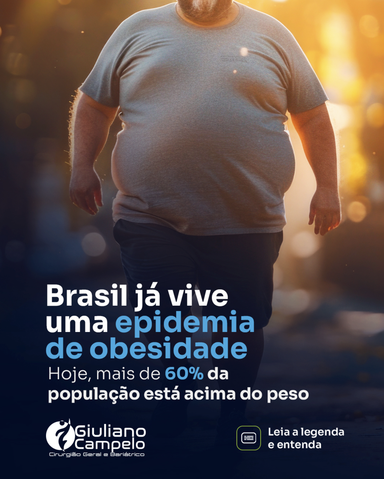 Brasil já vive uma epidemia de obesidade – Hoje, mais de 60% da população está acima do peso