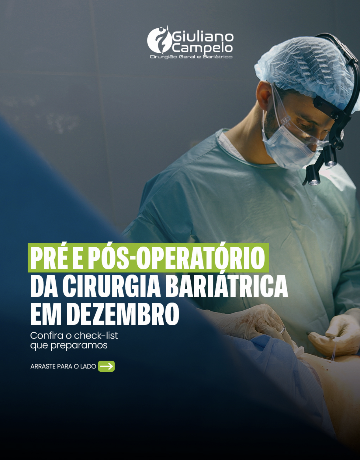 PRÉ E PÓS-OPERATÓRIO DA CIRURGIA BARIÁTRICA EM DEZEMBRO: Confira o check-list que preparamos