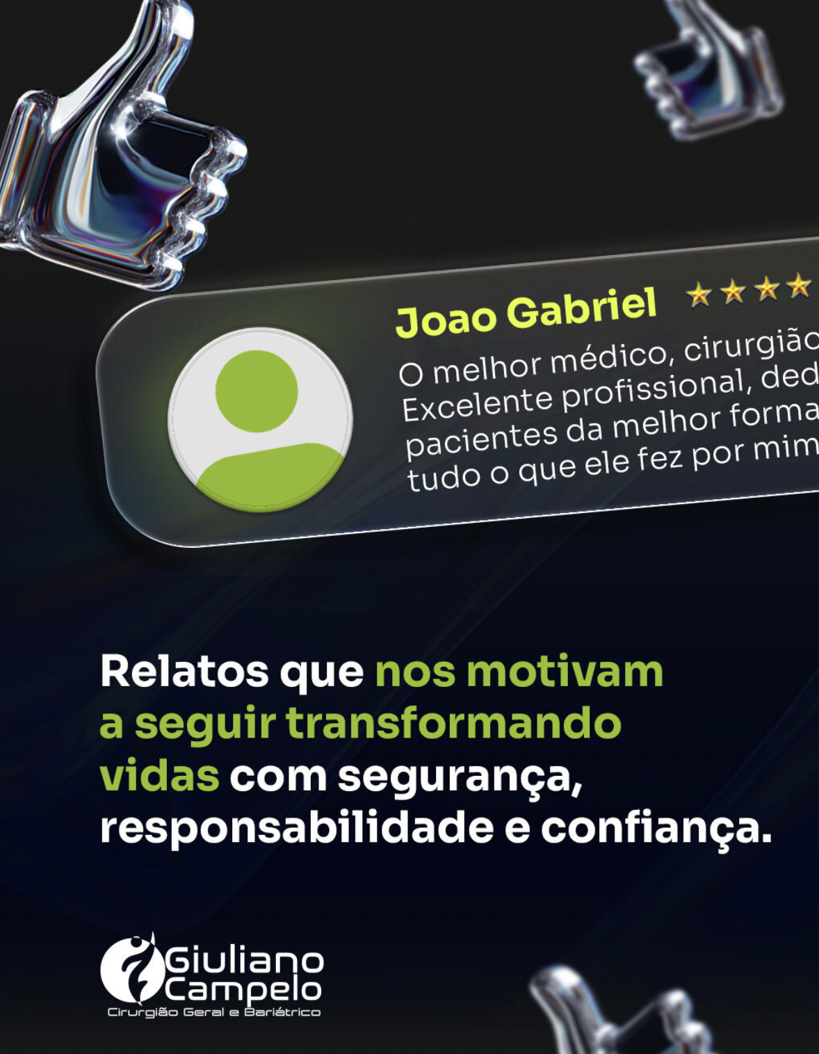 Relatos que nos motivam a seguir transformando vidas com segurança, responsabilidade e confiança.