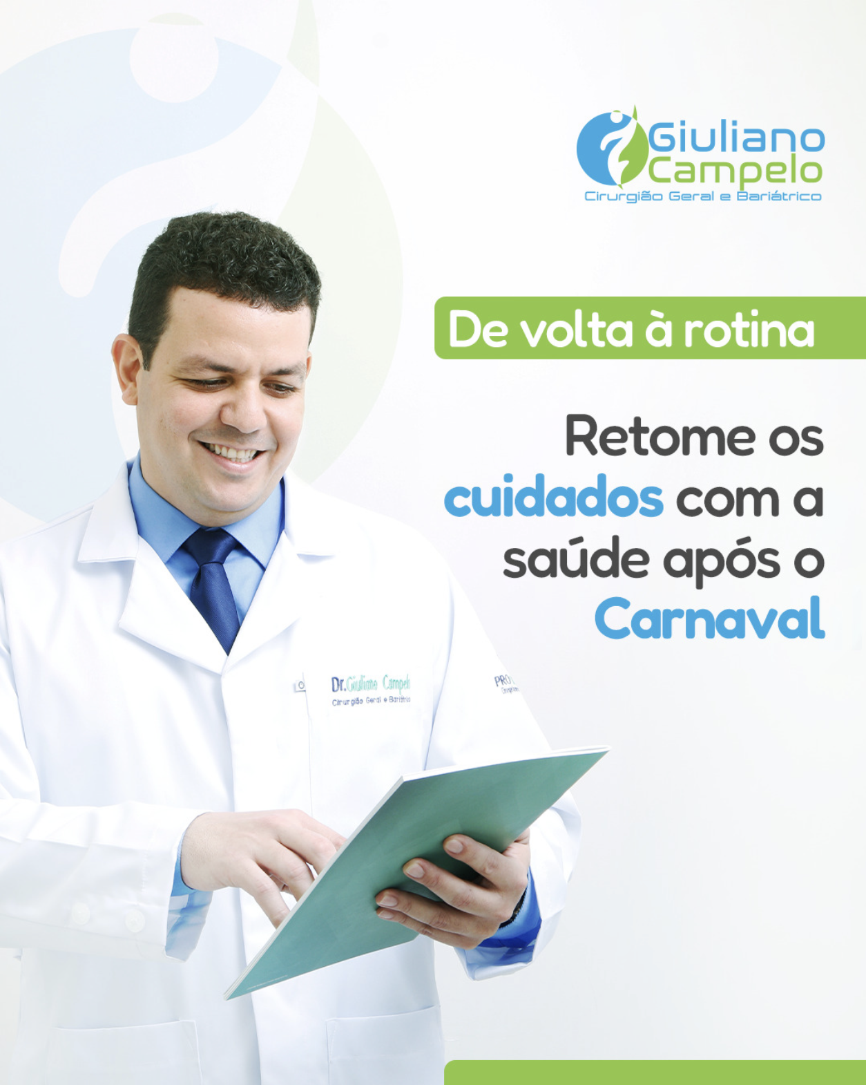 De volta a rotina: Retome os cuidados com a saúde após o carnaval