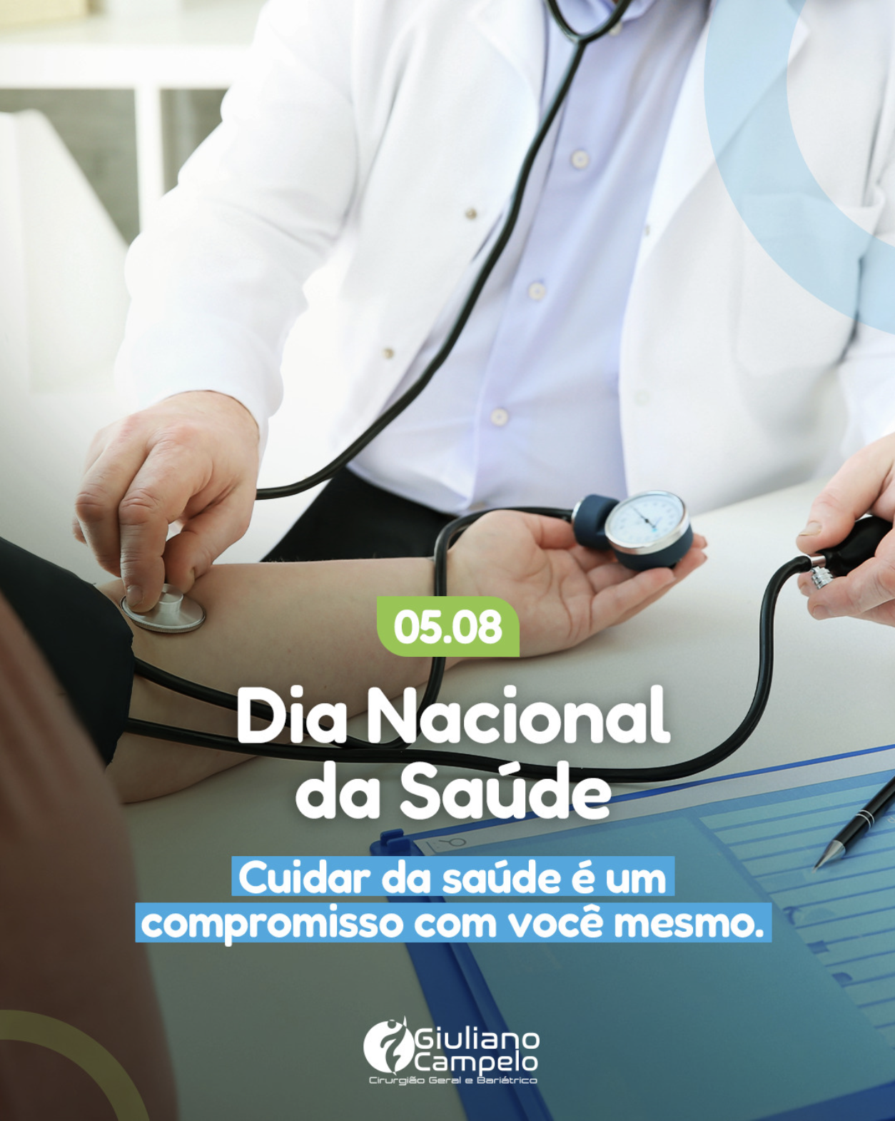 05 de Agosto –  Dia Nacional da Saúde