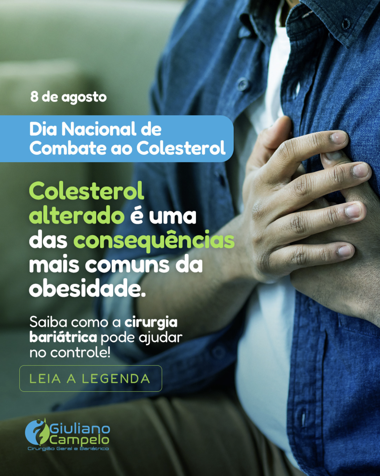 08 de Agosto – Dia Nacional de Combate ao Colesterol