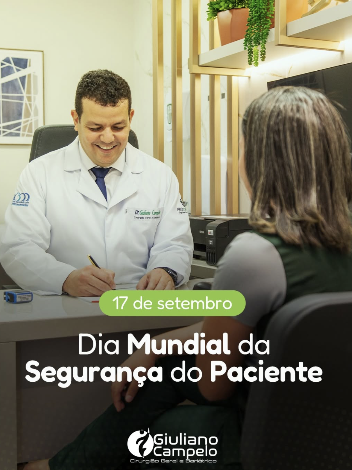 17 de Setembro – Dia Mundial da Segurança d Paciente