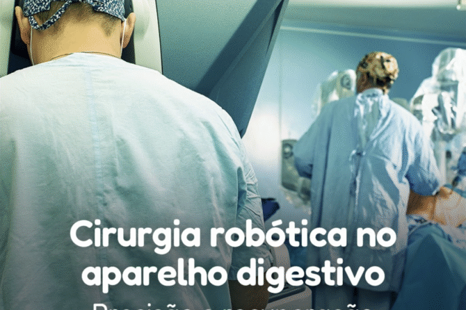 Cirurgia robótica no aparelho digestivo: Precisão e recuperação