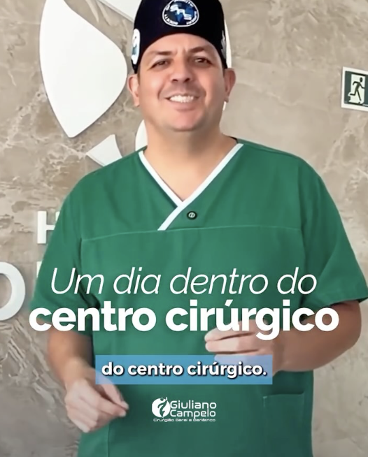 Um dia dentro do centro cirúrgico