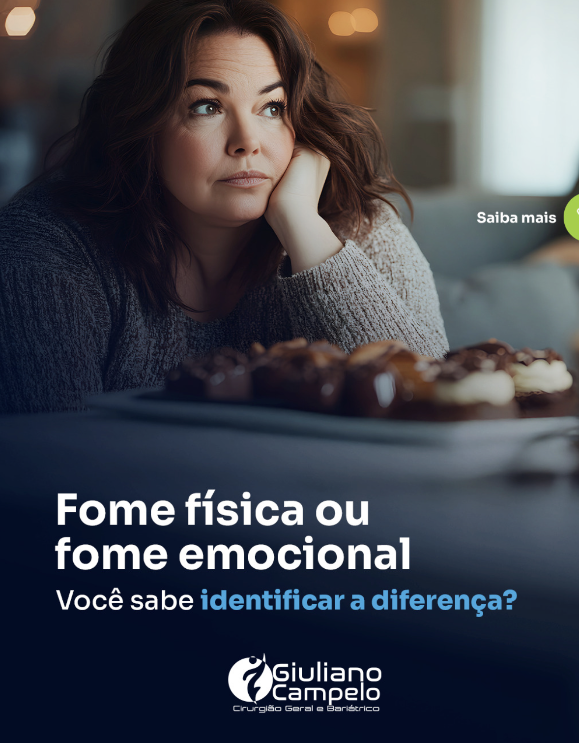 Fome física ou fome emocional. Você sabe identificar a diferença?
