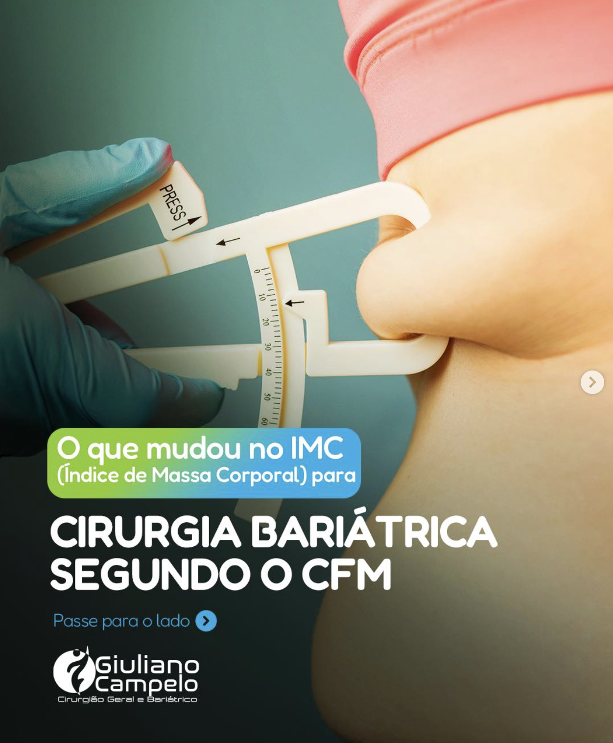 O que mudou no IMC. Cirurgia bariátrica segundo o CFM