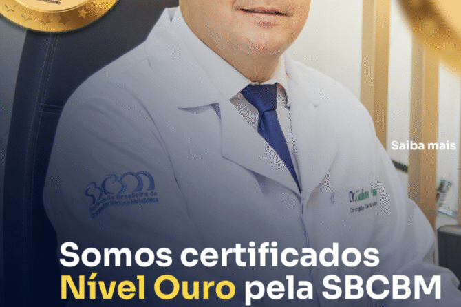 Somos certificados Nível Ouro pela SBCBM